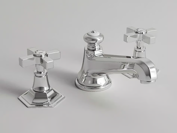 CROWE - 3 hole washbasin tap with individual rosettes by Park Avenue - view 2